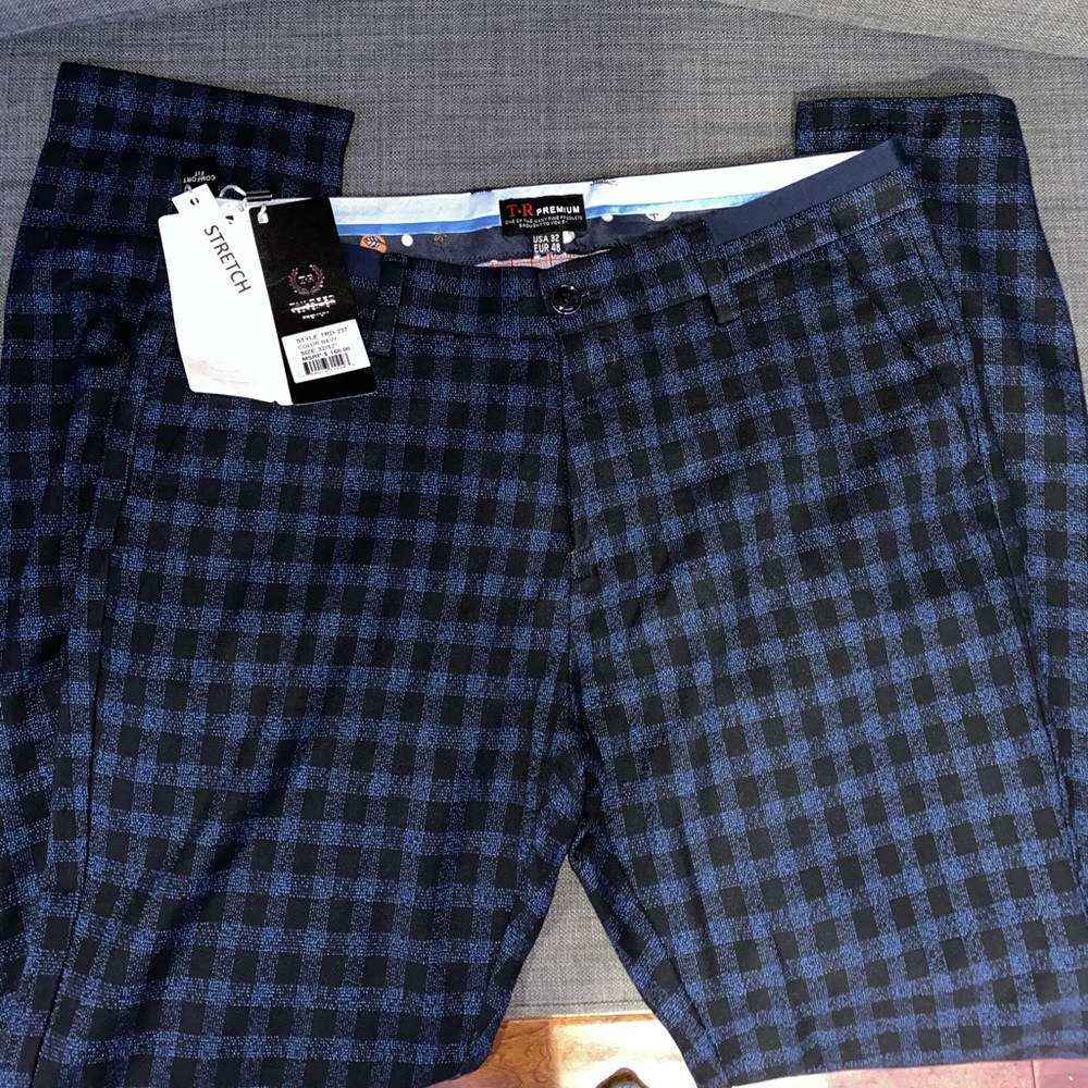 T.R Premium men’s plaid pants